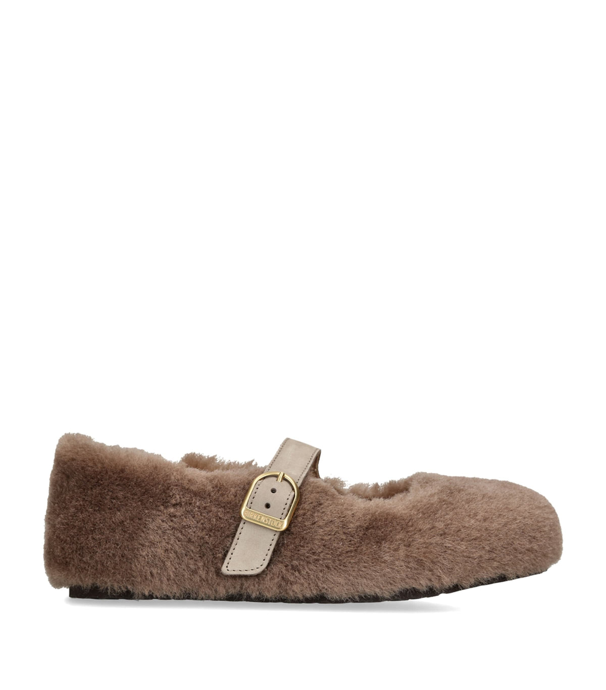 Birkenstock Shearling Santa Clarita Ballet Flats (Regular Fit)
