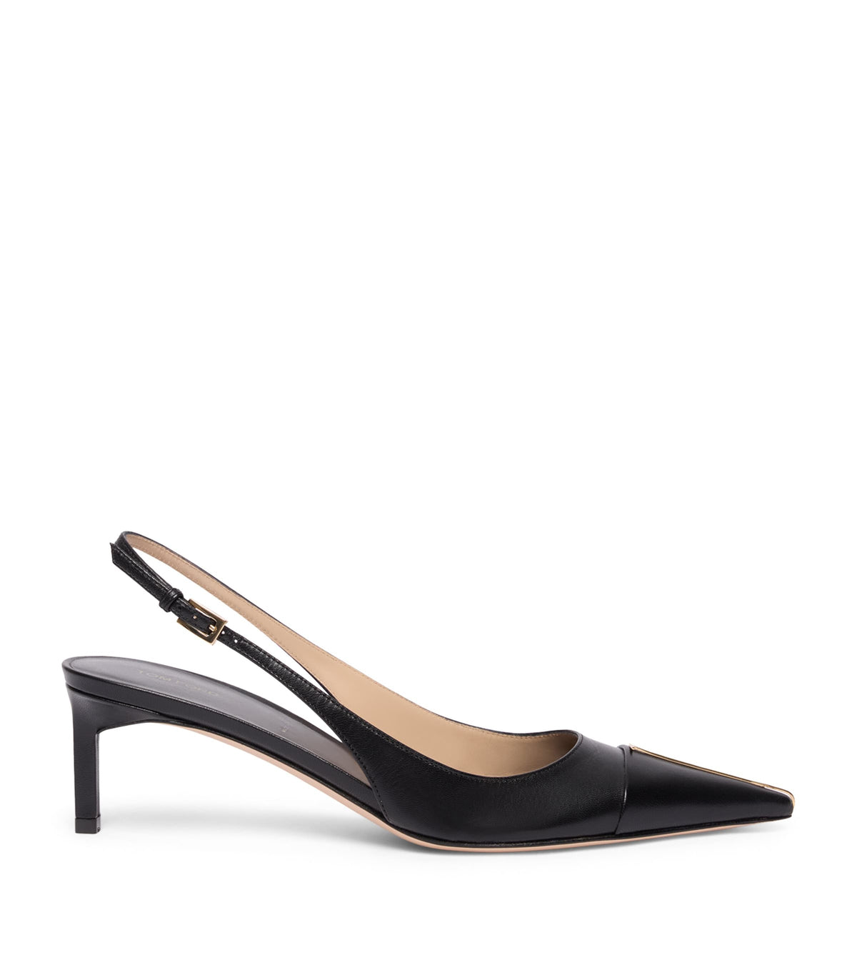 TOM FORD Goat Leather T Slingback Pumps