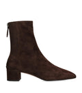 Aquazzura Suede Saint Honor Ankle Boots 35