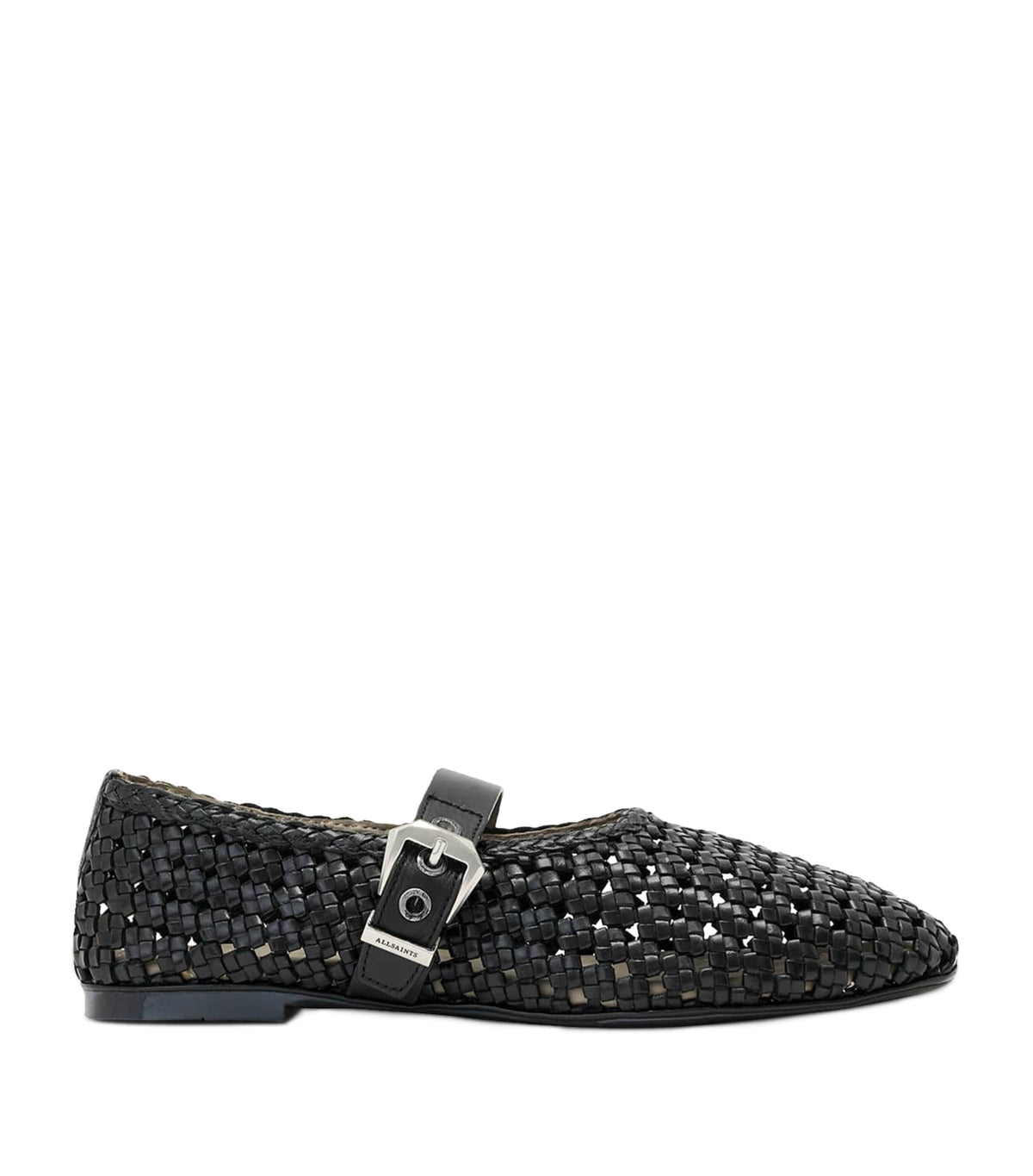 AllSaints Woven Leather Sabine Ballet Flats