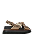 Kurt Geiger London Leather Orson Cross-Over Sandals