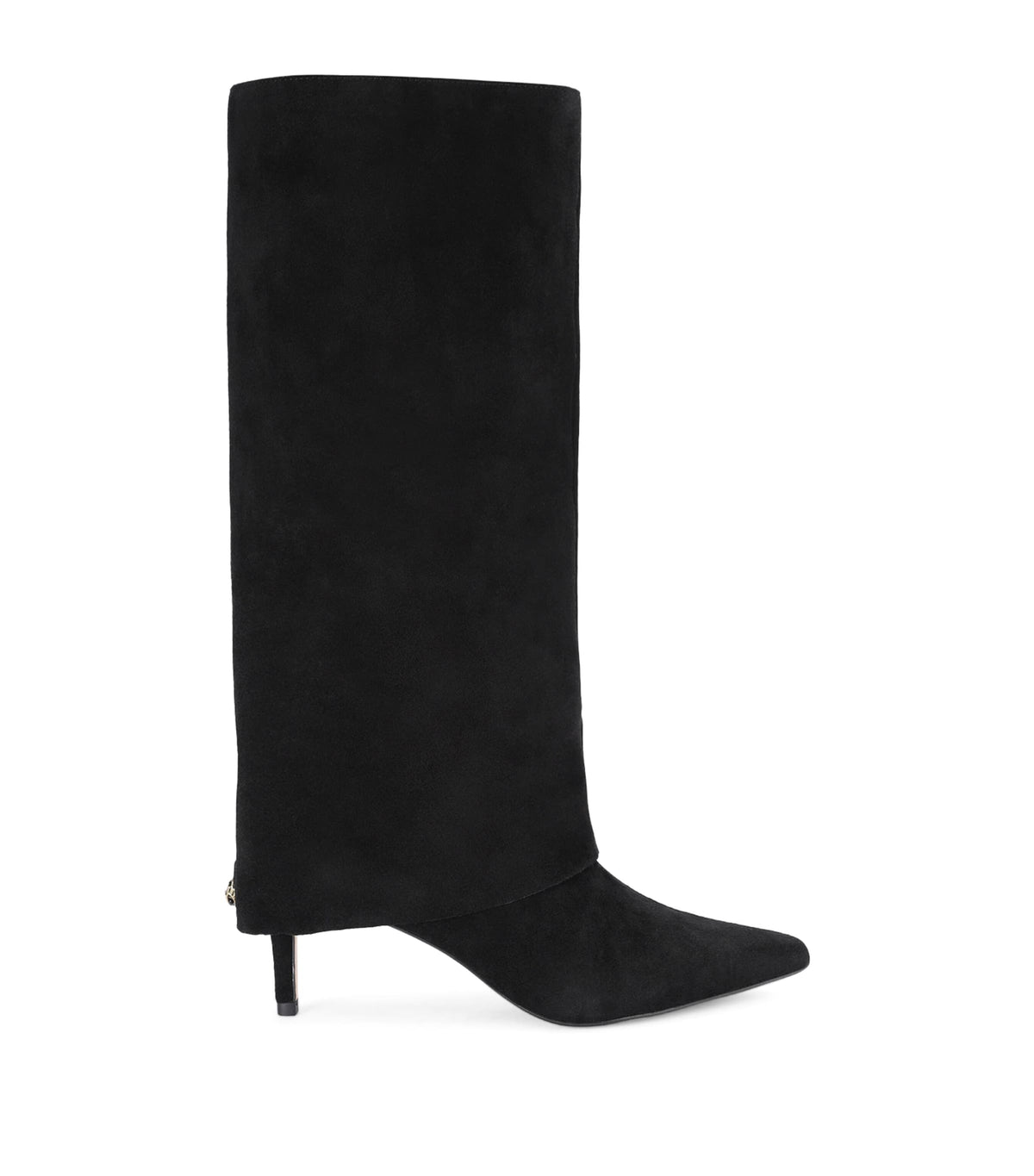 Kurt Geiger London Suede Mansion Fold Heeled Boots 90