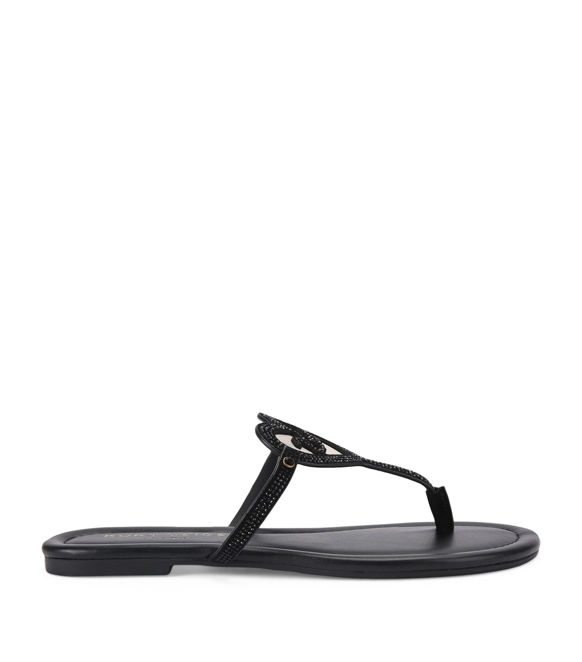 Kurt Geiger London Leather Heart T-Bar Sandals