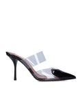 Alaïa Patent Leather Le Coeur Mules 90