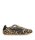 Golden Goose Pony Hair Leopard Marathon Speed Sneakers