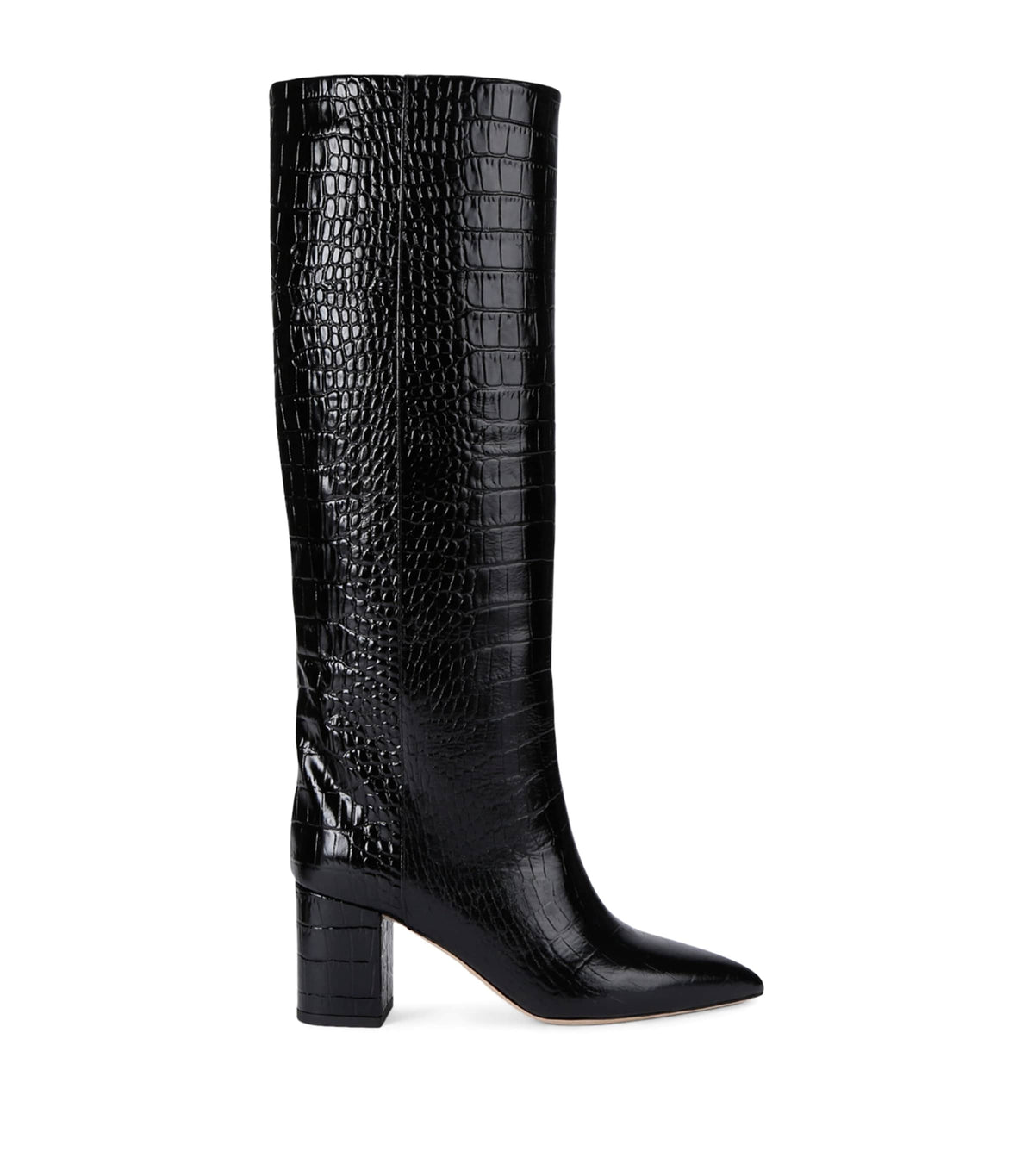 Paris Texas Croc-Embossed Leather Anja Knee-High Boots 70