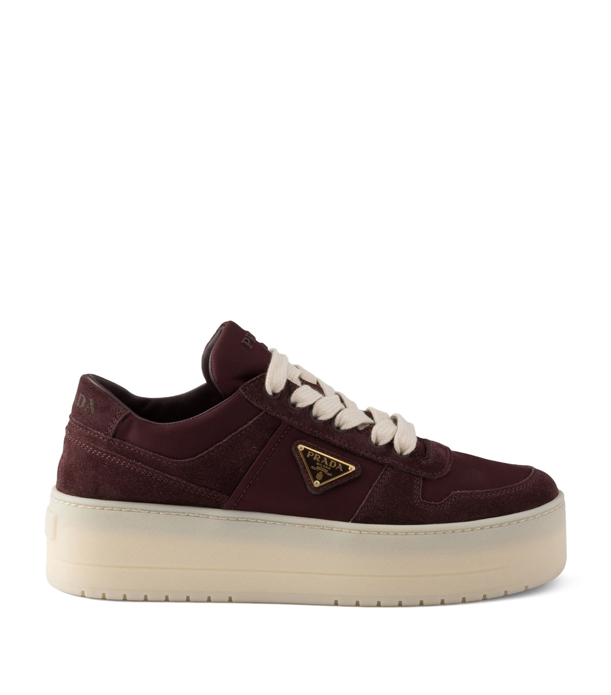 Prada Suede and Re-Nylon Downtown Bold Sneakers