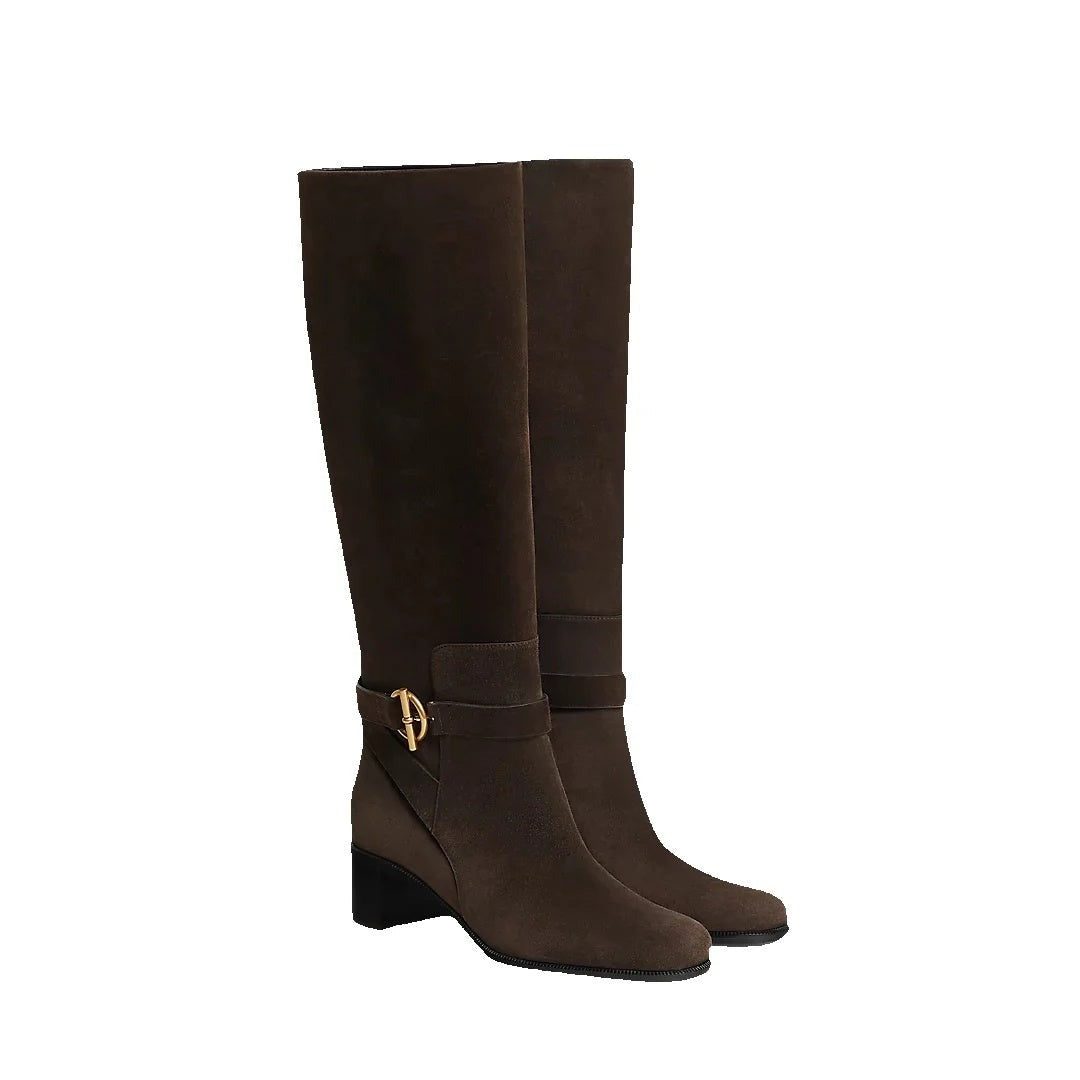 Hermès Justine 50 Boot Beige - Brown