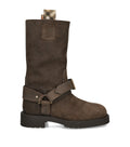 Burberry Suede Soft Saddle Boots