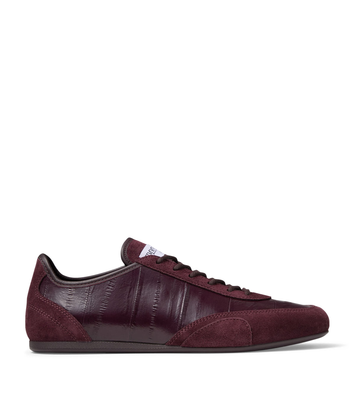 Jimmy Choo Sunny F Leather-Suede Sneakers