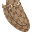 Gucci Princetown Crystal Gg Mesh Mules - Beige/Ebony