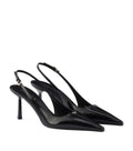 Prada Brushed Leather Slingback Pumps 75