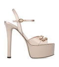 Valentino Garavani Satin Crasher Platform Heels 145