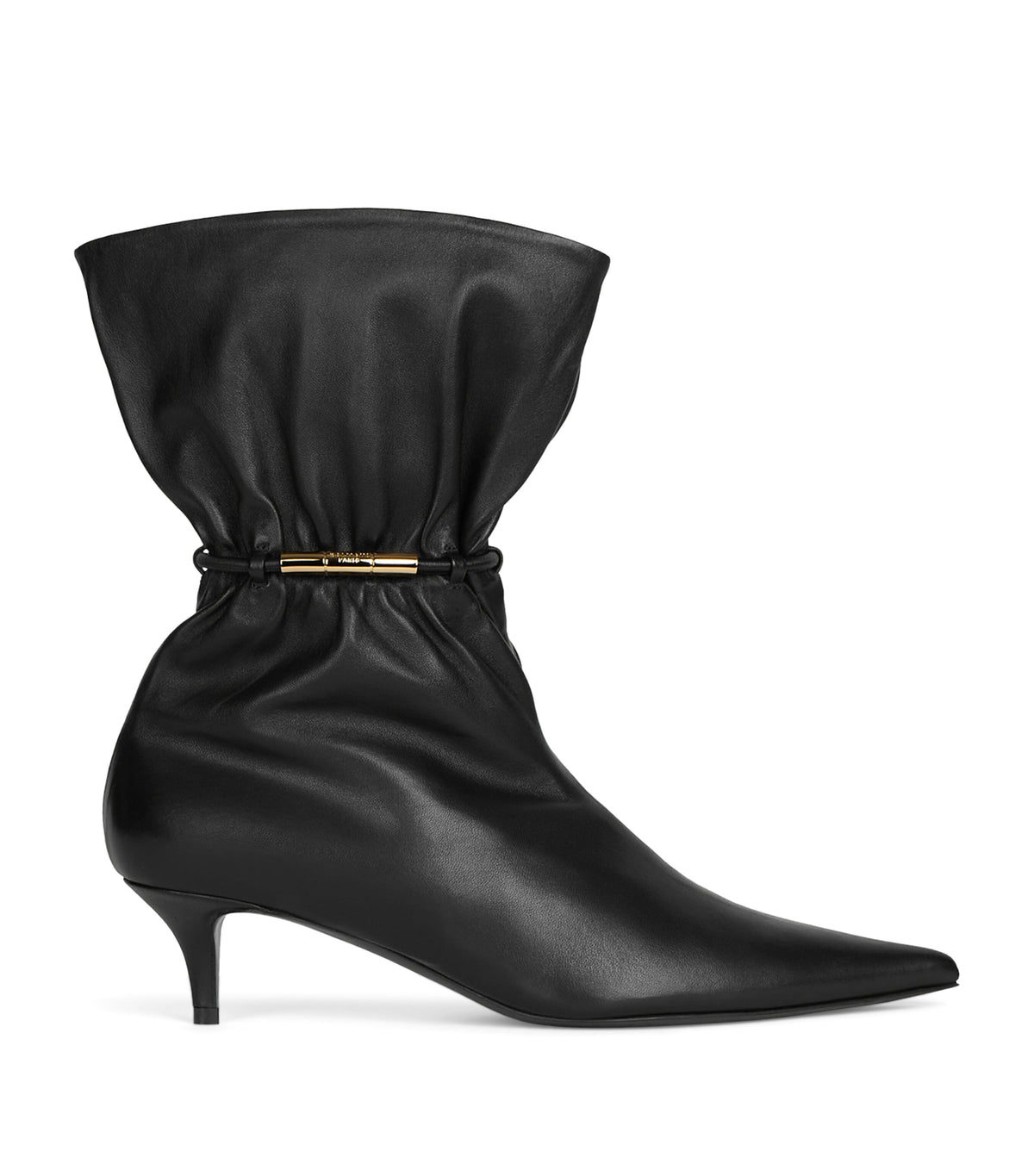Balmain Lambskin Sphynx Ankle Boots