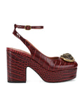 Kurt Geiger London Croc-Effect Chelsea Platform Pumps