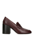 DRIES VAN NOTEN Leather Heeled Loafers 70