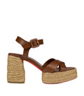 Christian Louboutin Calakala Leather Heeled Sandals 85
