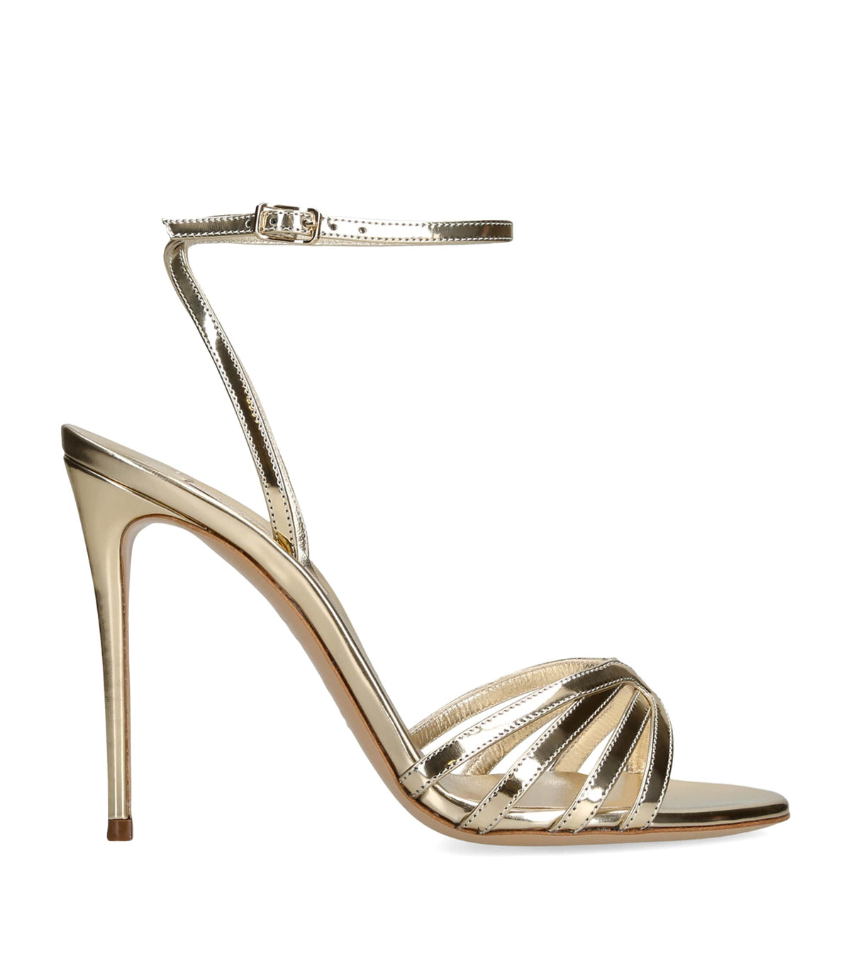 Casadei Leather Julia Heeled Sandals 100