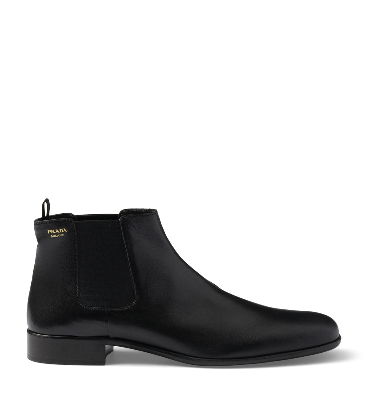 Prada Leather Chelsea Boots