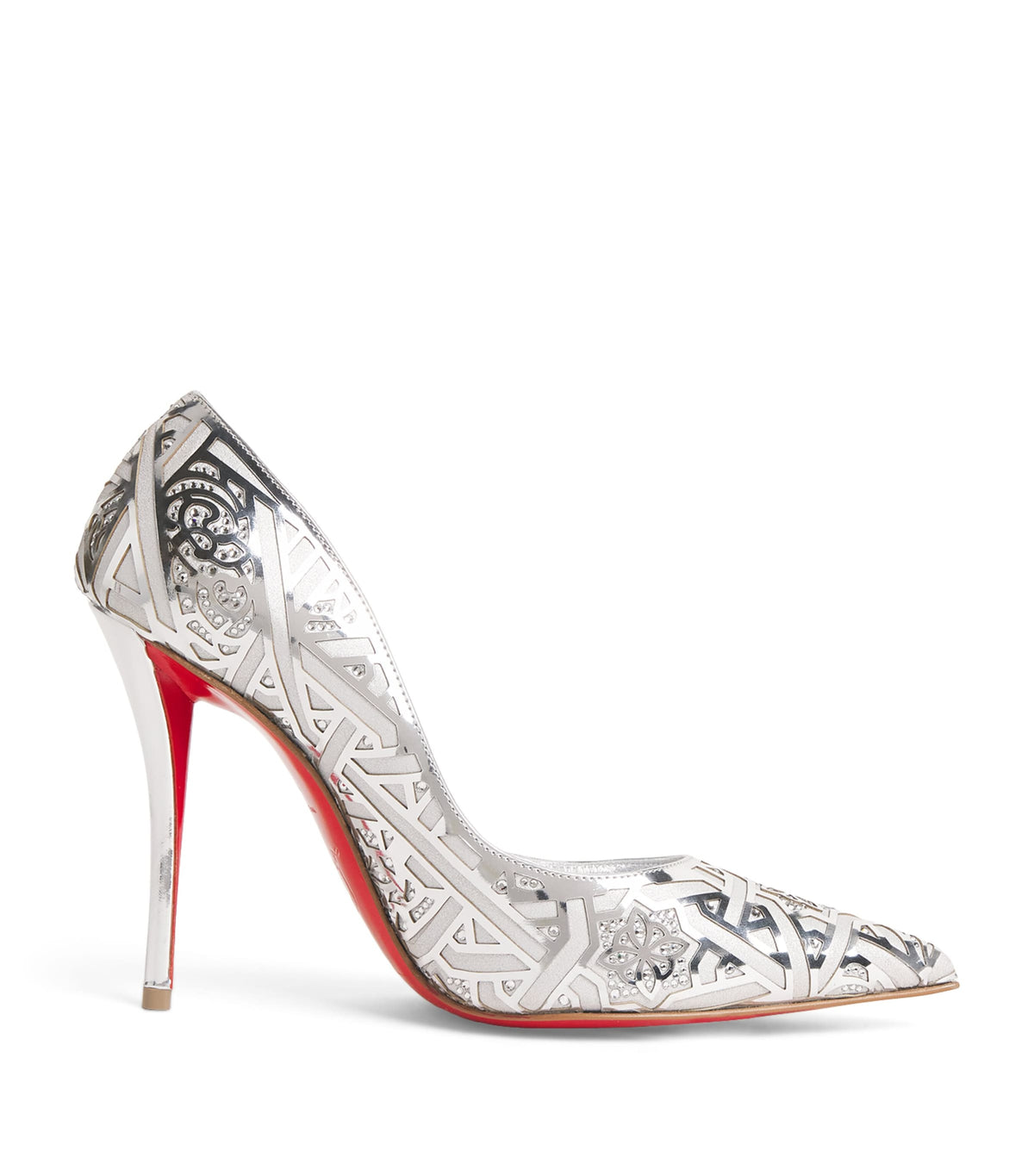 Christian Louboutin Miss Z Carouba Leather Pumps 100