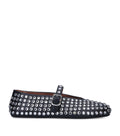 Alaïa Crystal-Embellished Ballet Flats