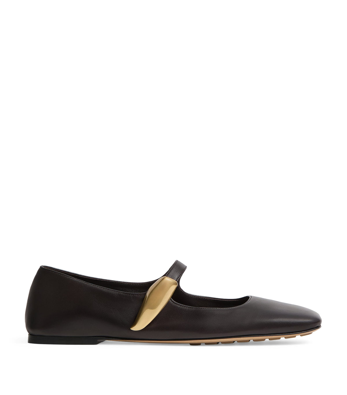 Bottega Veneta Leather Charlotte Ballet Flats