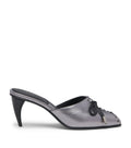 McQueen Leather Lexie Heeled Mules 70