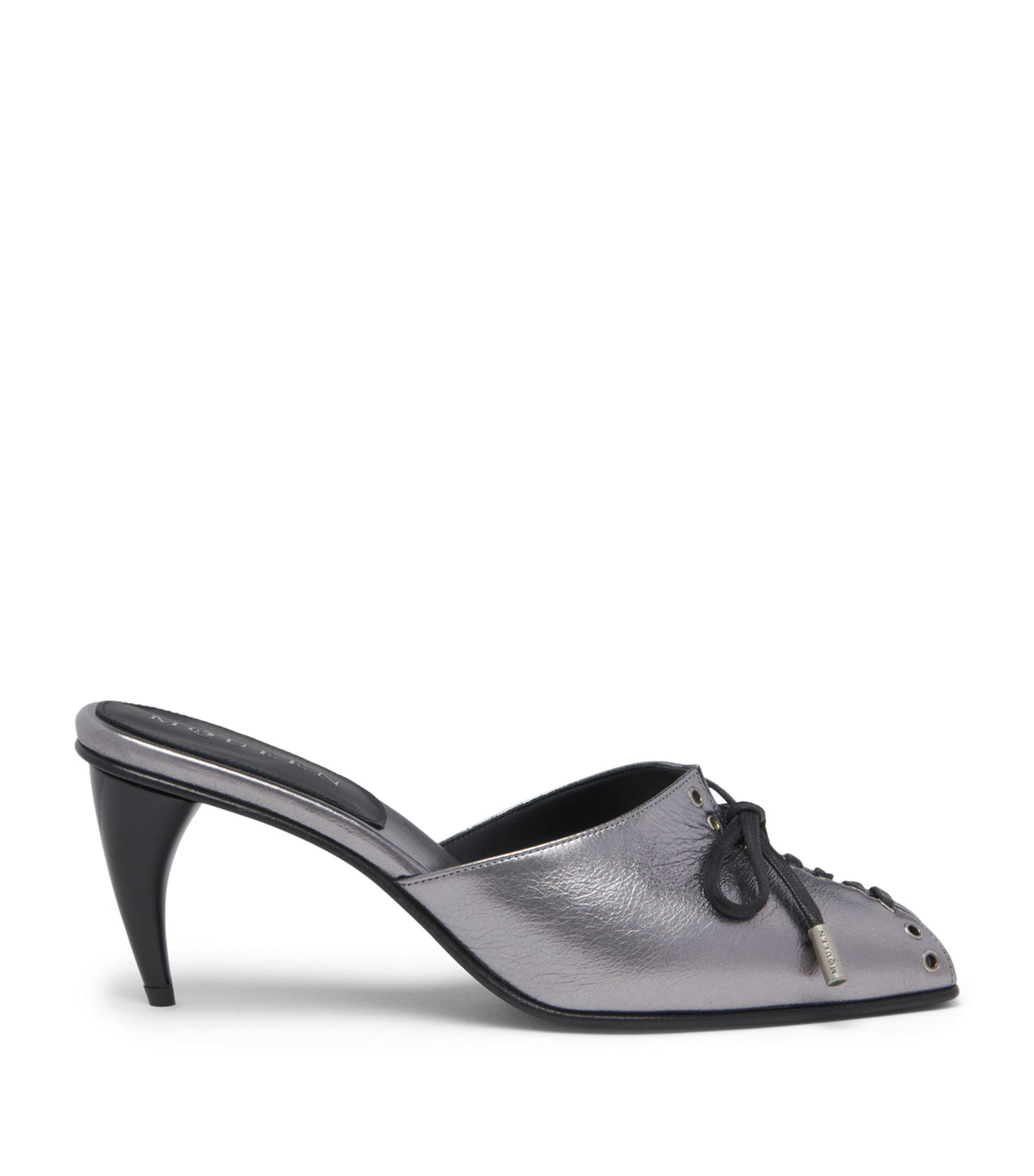 McQueen Leather Lexie Heeled Mules 70