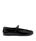 Prada Patent Leather Triangle Ballet Flats