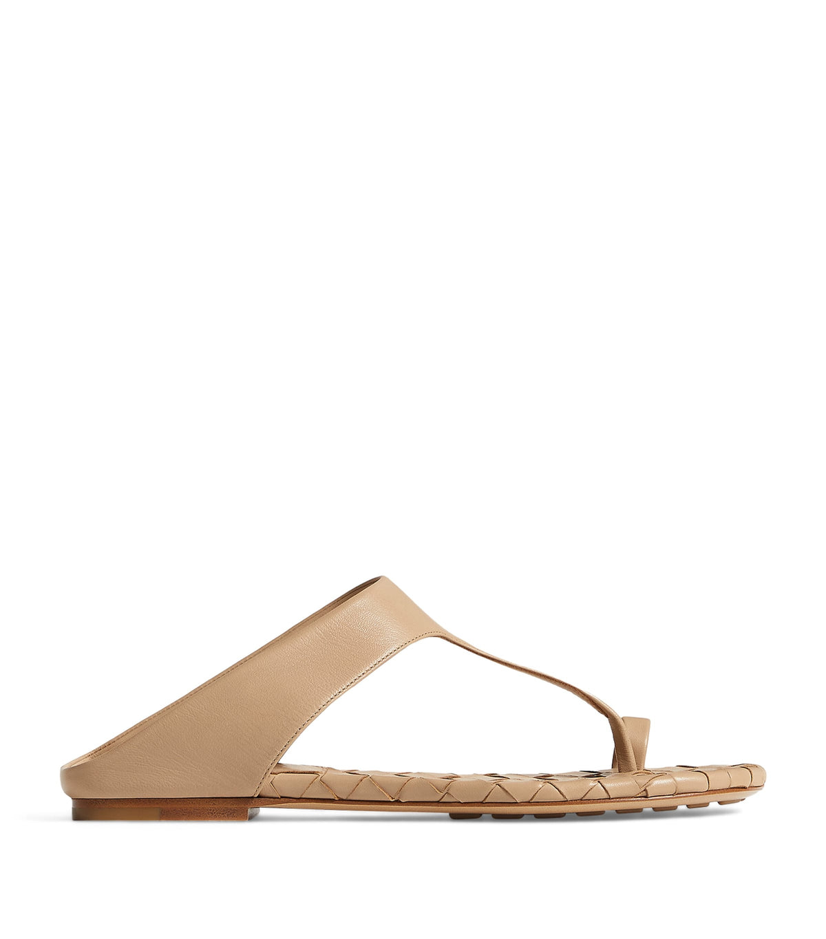 Bottega Veneta Lambskin Livia Thong Sandals