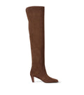 Ralph Lauren Collection Suede Harlee Knee-High Heeled Boots 55