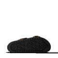 Louis Vuitton Monogram Denim Bom Dia Flat Mule Sandal - Black/Brown (sole view)
