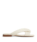 Bottega Veneta Leather Intrecciato Riva Flat Mules