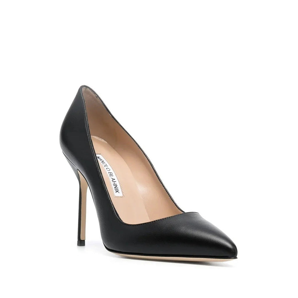 Manolo Blahnik BB Pointed-Toe Pumps - Black