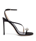 TOM FORD Satin Embellished Heeled Sandals 105