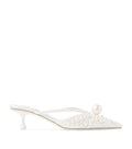 Jimmy Choo Sana 50 Satin Embellished Mules