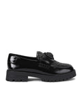 Kurt Geiger London Leather Embellished Eagle Loafers