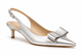 CASSIELA SILVER BOW HEEL