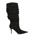 Amina Muaddi Suede Anok Boots 90