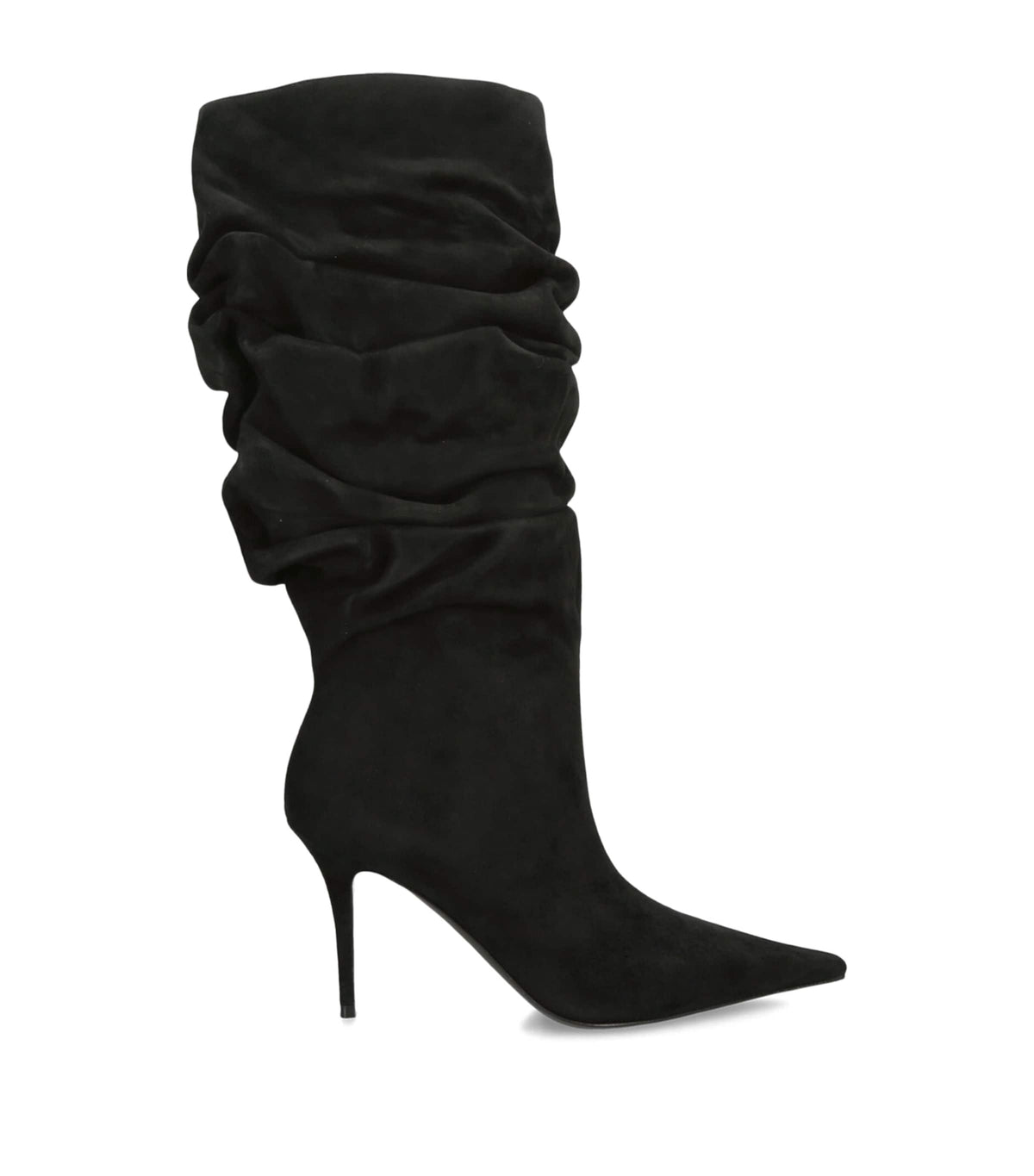 Amina Muaddi Suede Anok Boots 90