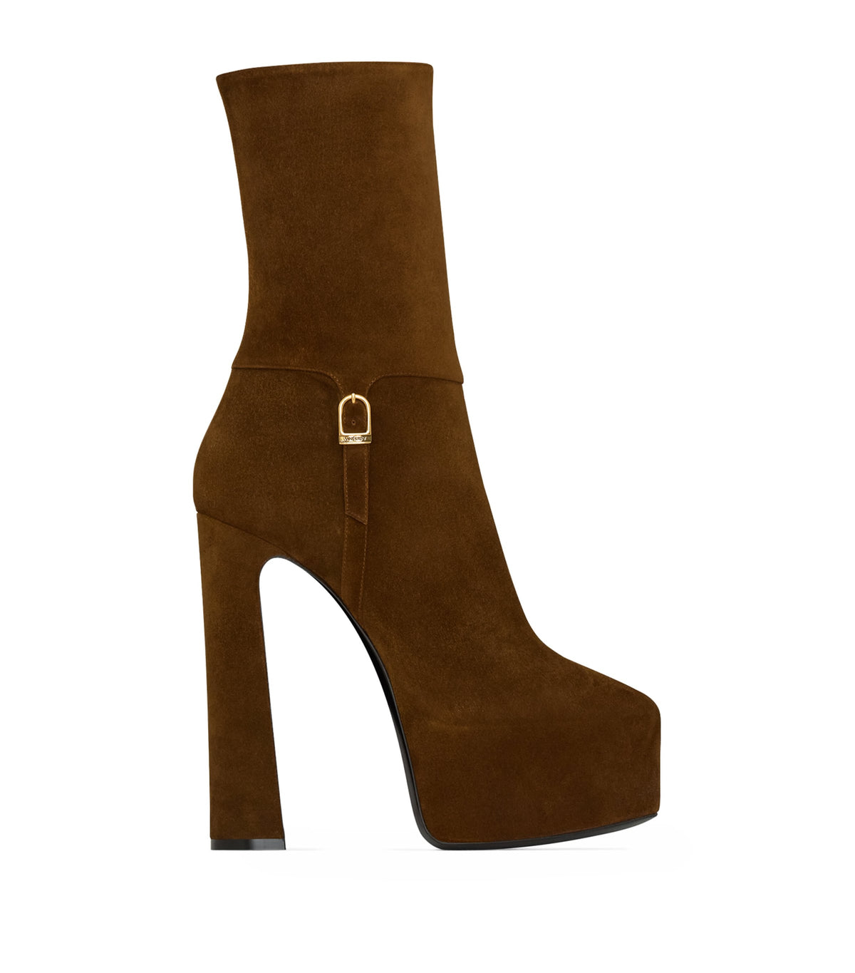 Saint Laurent Suede Nico Ankle Boots 105