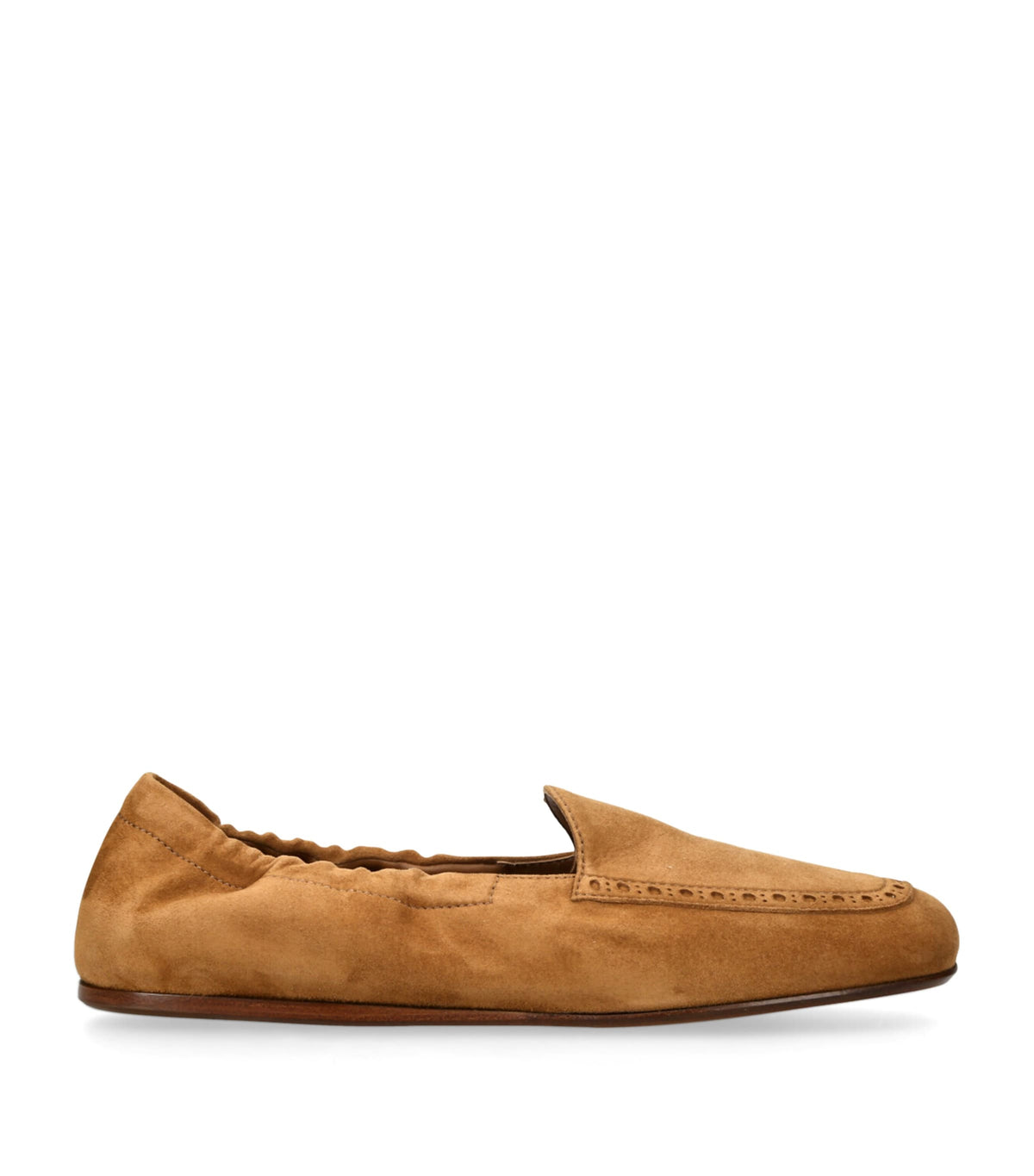 Church's Suede Gathered Moccasin Loafers