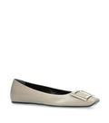 Roger Vivier Leather Quadrata Trompette Flats