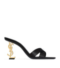 Saint Laurent Silk Opyum Mules 85