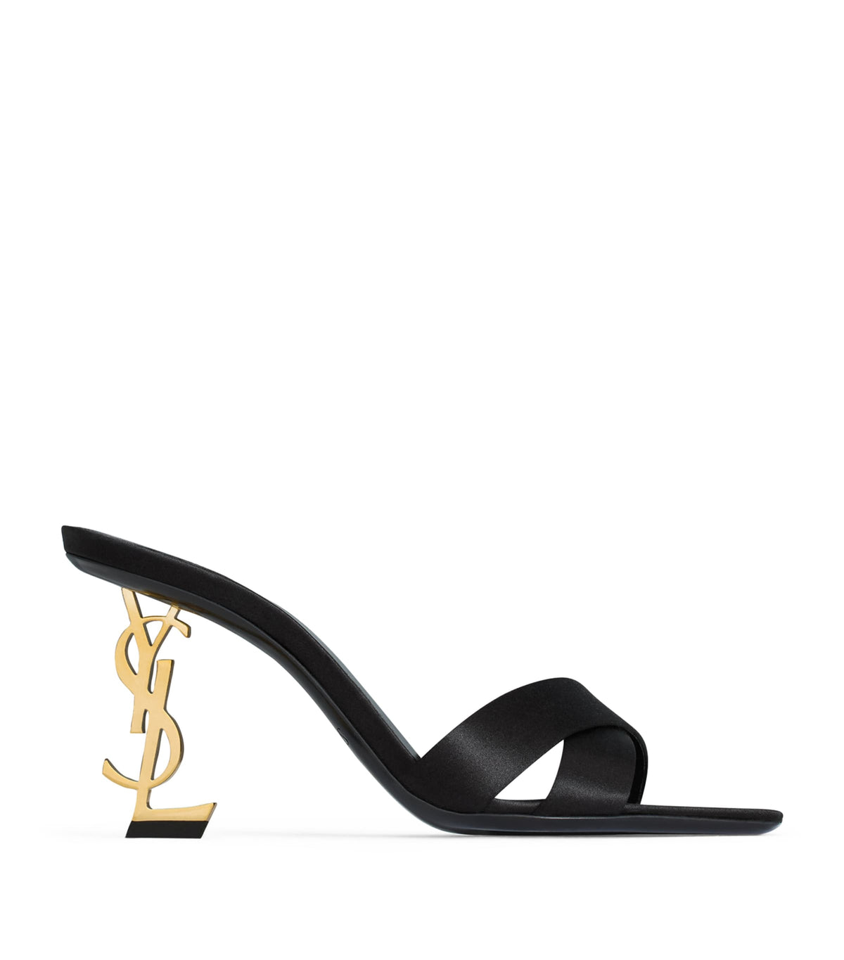 Saint Laurent Silk Opyum Mules 85