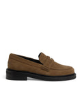 Maje Suede Penny Loafers
