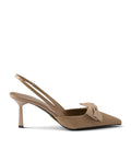 Prada Cashmere Bow Slingback Pumps 75
