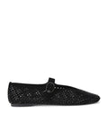 Kurt Geiger London Suede Embellished Mayfair Ballet Flats