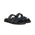 Hermès Chypre Sandal Beige - Navy Blue