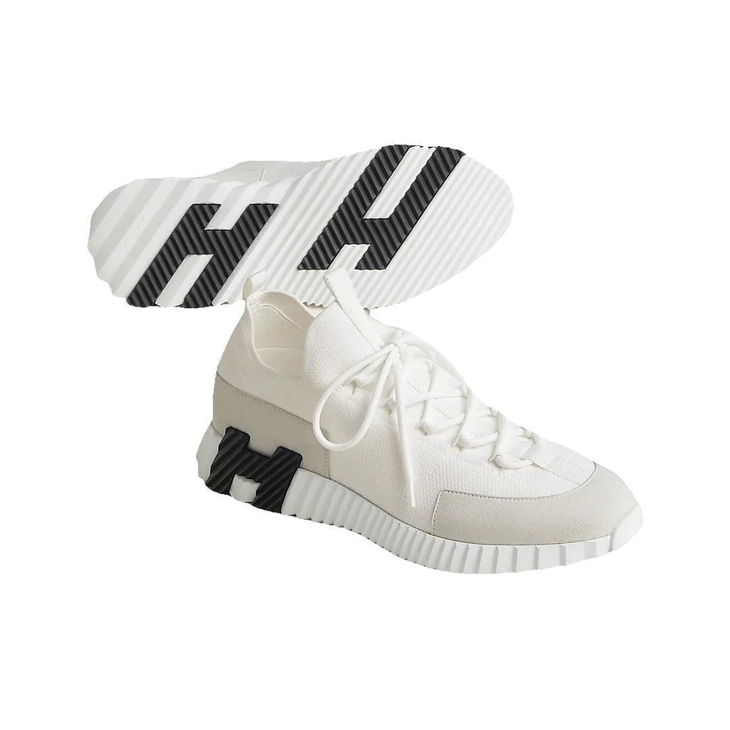 Hermès Lift Slip-On Sneaker - White/Black